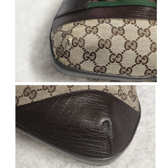 Gucci Monogram Canvas Web Horsebit Hasler Hobo Bag - Picture 4 of 14